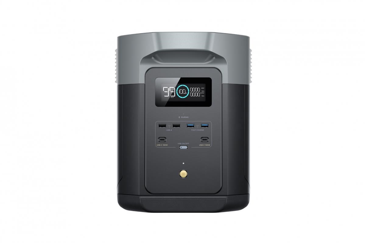 EcoFlow DELTA 2 Max bateriové stanice,  kapacita 2048 Wh,  výkon 2400 W,  druhá generace1 