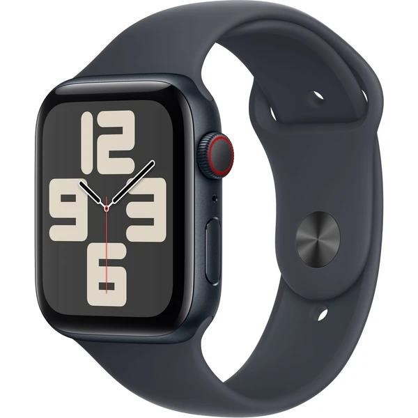 Apple Watch SE (2024) GPS + Cellular 44mm Midnight Aluminium Case with Midnight Sport Band - S/ M0 