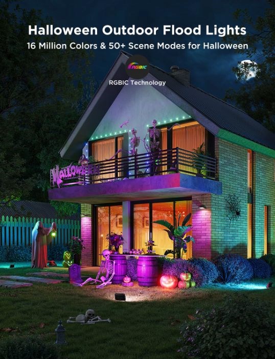 Govee Flood Lights 2 venkovní SMART LED světla 4ks3 
