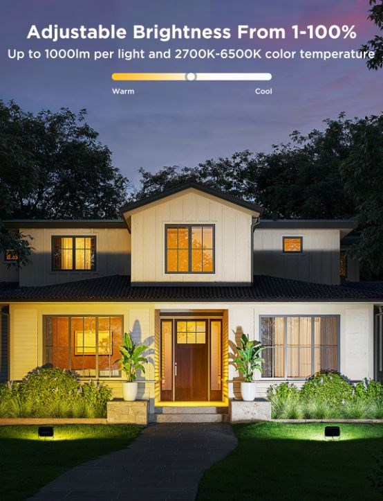 Govee Flood Lights 2 venkovní SMART LED světla 4ks7 