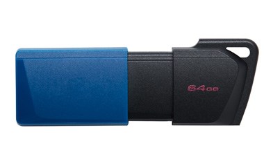 Kingston 64GB USB3.2 Gen 1 DataTraveler Exodia M (Black + Blue) - 2 kusy3 