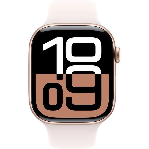 Apple Watch Series 10 GPS 42mm Rose Gold Aluminium Case with Light Blush Sport Band - S/ M1 