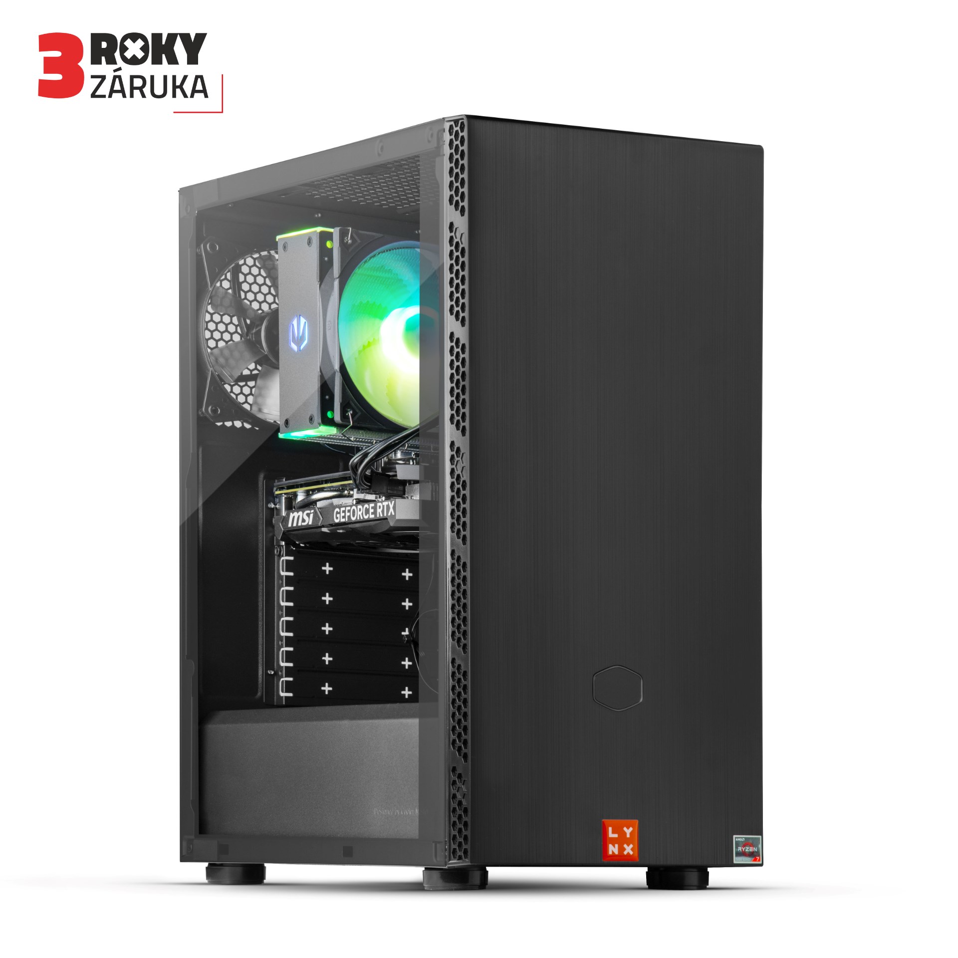 oLYNX Challenger Ryzen 7 5700 32GB 1TB SSD NVMe RTX 4060 8G W11 Home0 