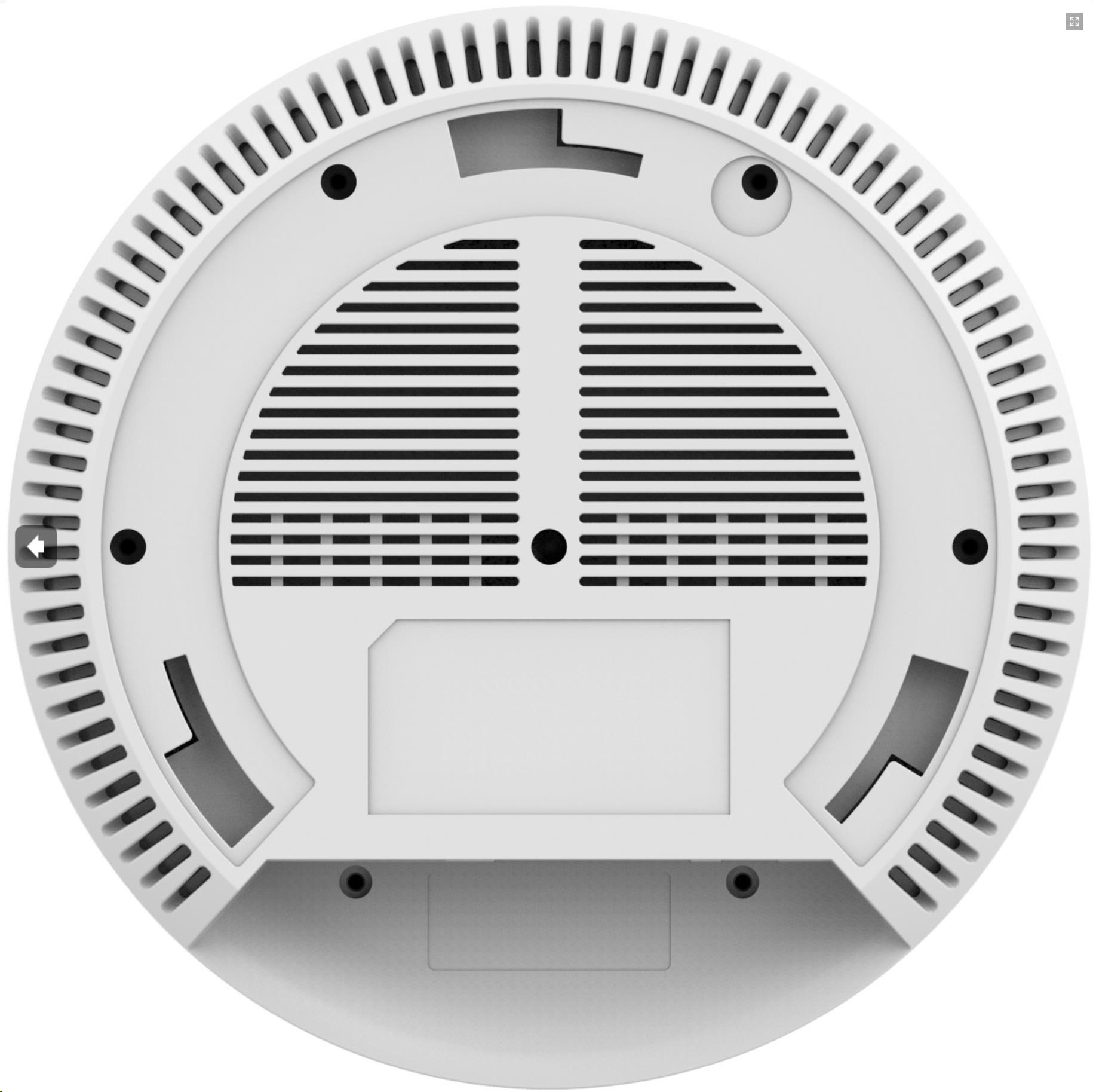 Grandstream GWN7664E prístupový bod AX6000 Wi-Fi 6, 512 klientov, 2x2.5G porty, PoE, dosah 175m1 