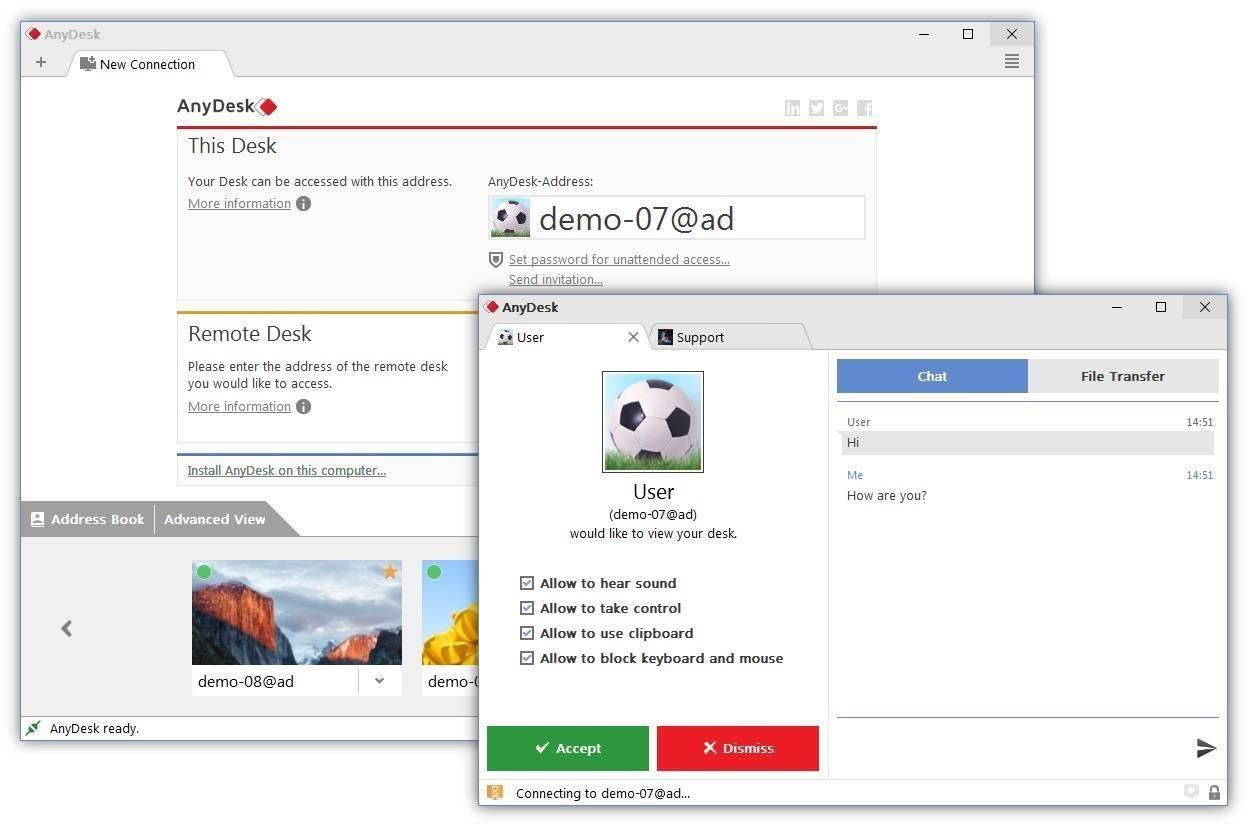 AnyDesk Advanced addon Namespace, 3 roky nová licence2 