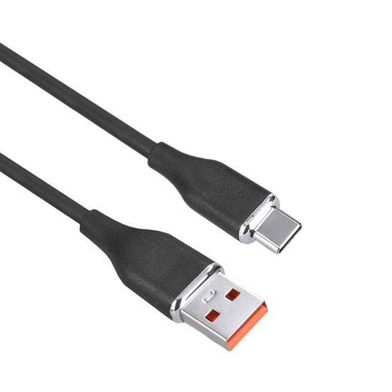 Solight USB-C kabel, USB 2.0 A konektor - USB-C 3.1 konektor, silikon, 2m0 