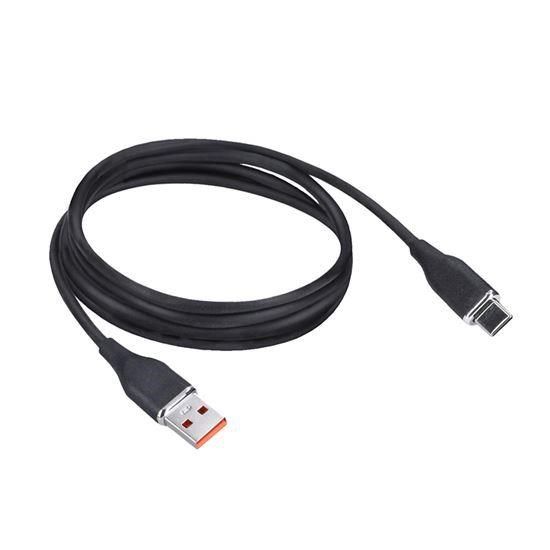 Solight USB-C kabel, USB 2.0 A konektor - USB-C 3.1 konektor, silikon, 2m1 
