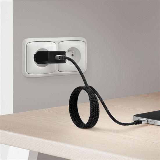 Solight magnetický Lightning kabel,  USB 2.0 A konektor - Lightning konektor,  1m4 