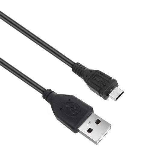 Solight USB kabel, USB 2.0 A konektor - USB B micro konektor, sáček, 50cm0 