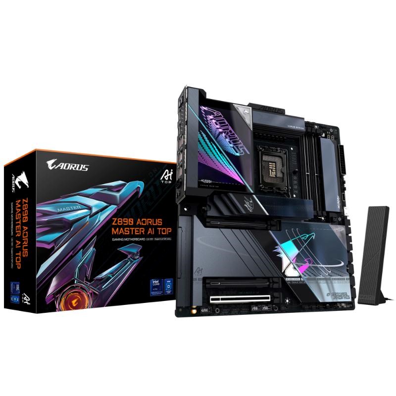 GIGABYTE MB Sc LGA1851 Z890 A MASTER AI TOP, Intel Z890, 4xDDR5, 1xHDMI, 2xThunderbolt, WiFi, E-ATX0 