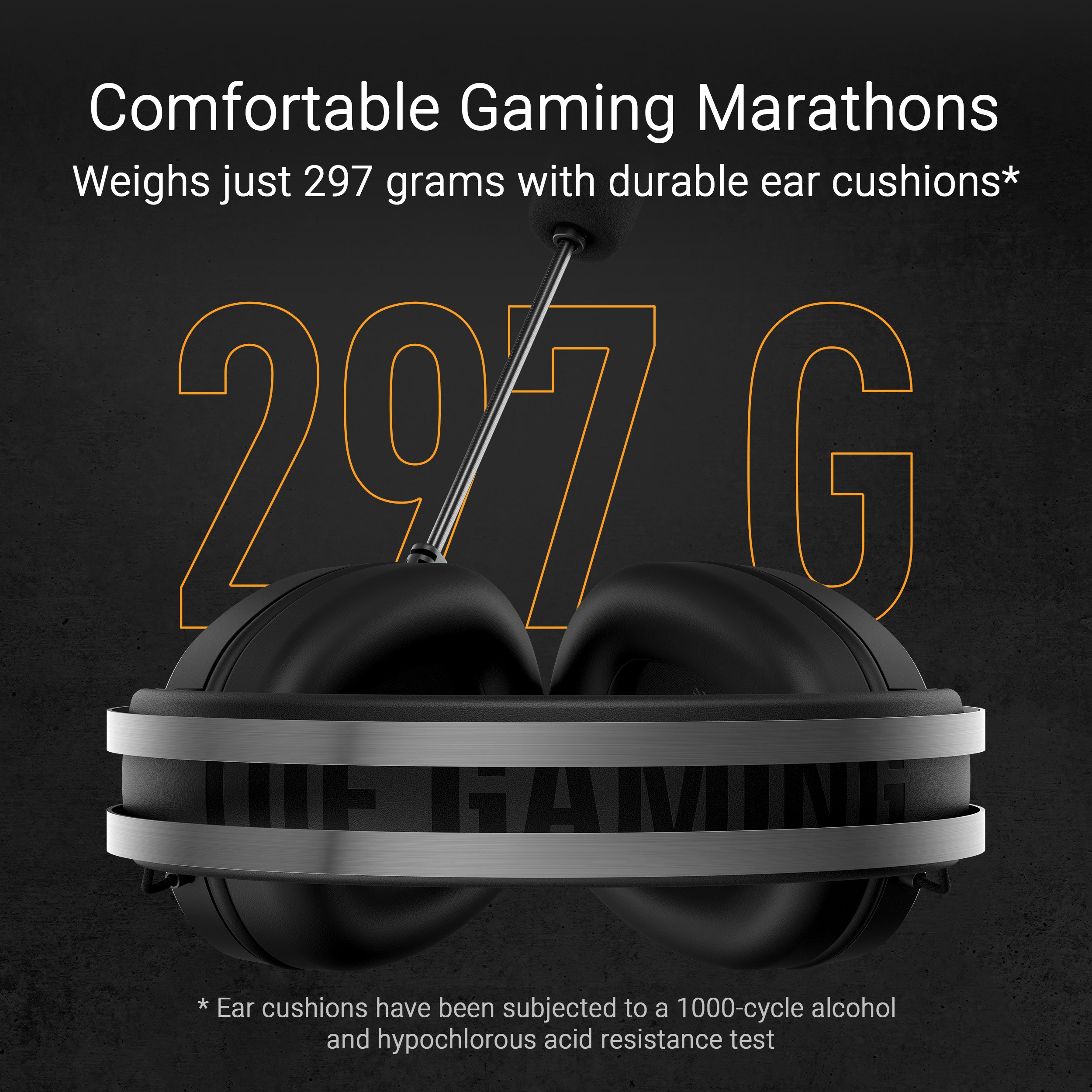 ASUS sluchátka TUF Gaming H1 GEN II, Drátový Herní Headset, černá11 