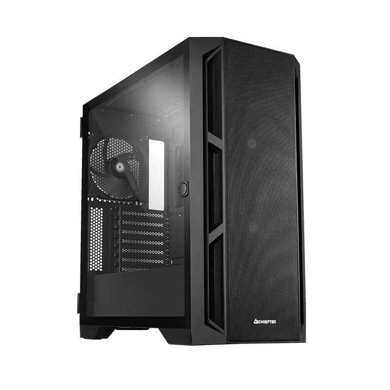 CHIEFTEC skříň APEX AIR,  E-ATX,  1x USB-C 3.2,  2x USB 3.0,  3x 140mm Fan,  černá0 