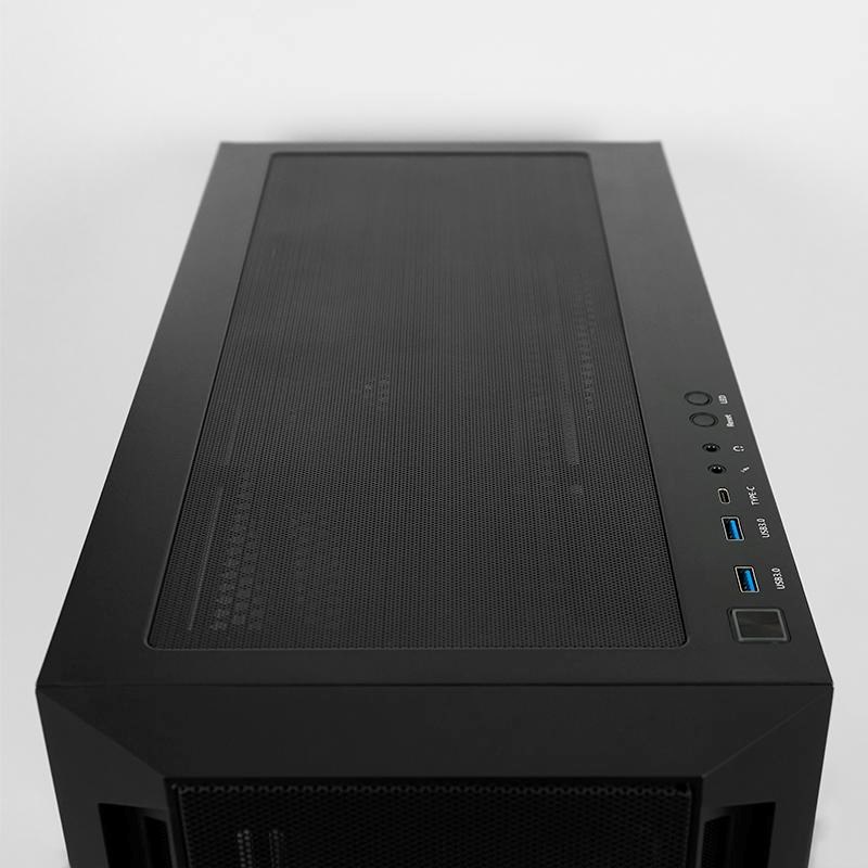 CHIEFTEC skříň APEX AIR,  E-ATX,  1x USB-C 3.2,  2x USB 3.0,  3x 140mm Fan,  černá3 