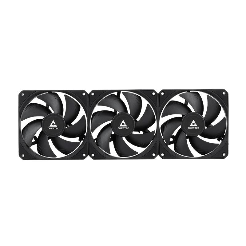 CHIEFTEC vodní chlazení CPU Iceberg 360 Dark,  3x120mm,  ARGB vodní blok,  LGA1851,  AM5,  černá3 