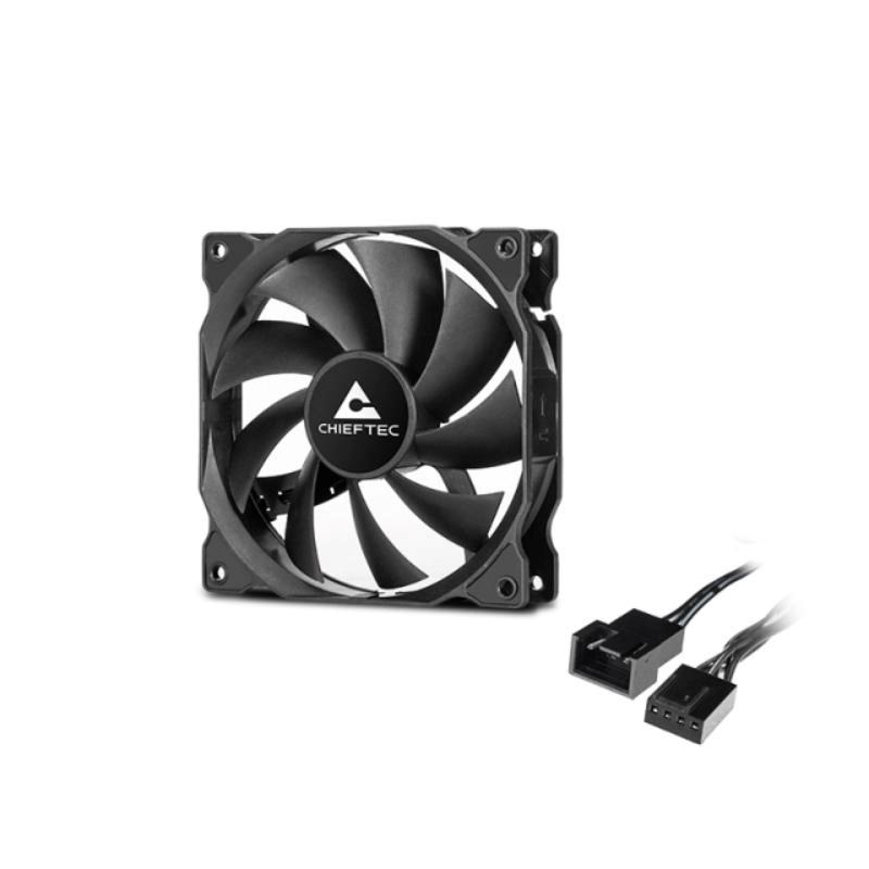 CHIEFTEC ventilátor ZF-1225PWM,  120mm,  PWM,  černá1 