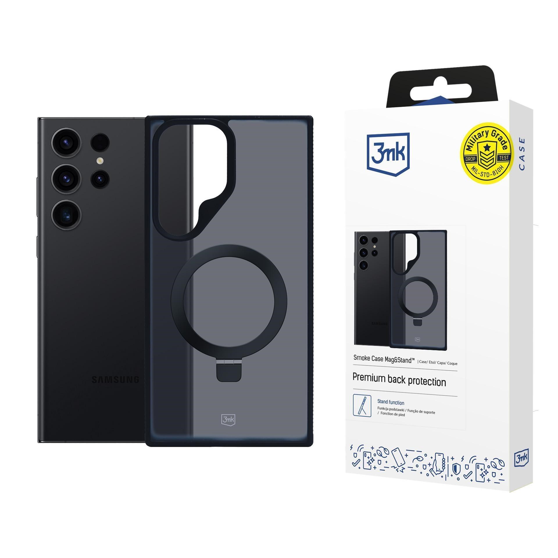 3mk ochranný kryt Smoke Case Mag&Stand pro Samsung Galaxy S250 