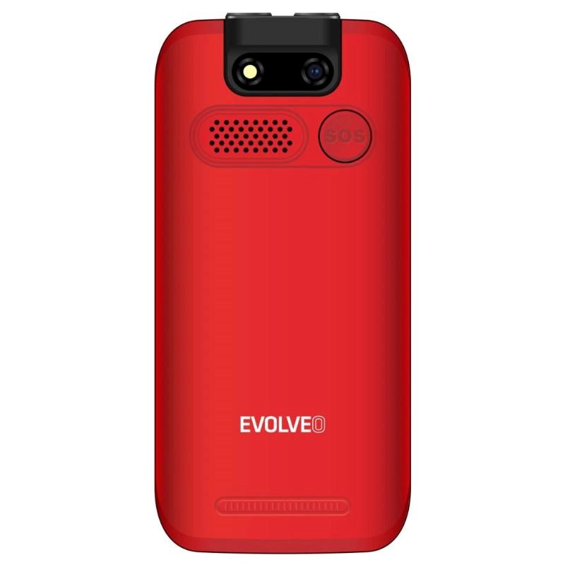 EVOLVEO Mobilní telefon pro seniory s nabíjecím stojánkem EasyPhone ET, červená2 