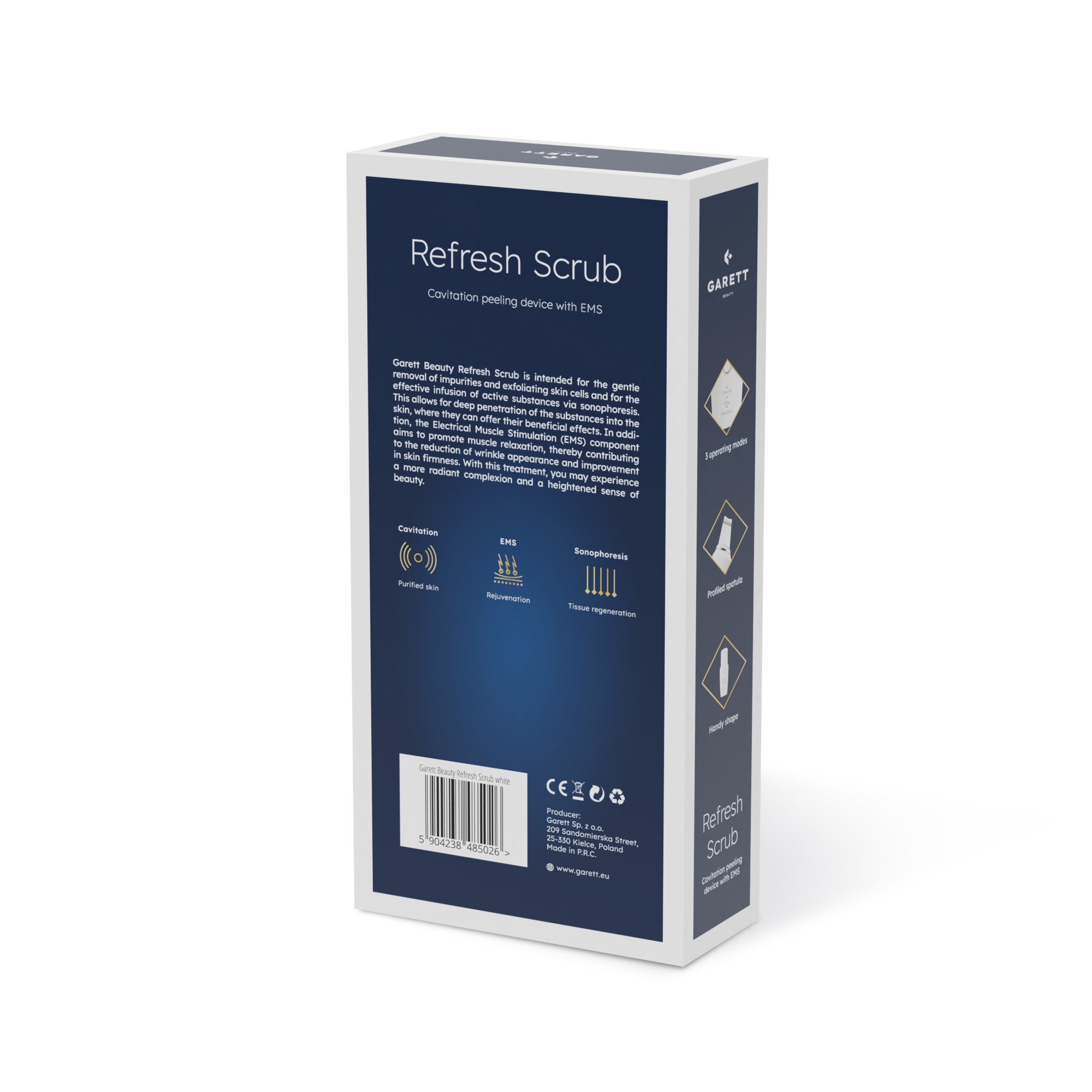 Garett Beauty Refresh Scrub - multifunkční ultrazvuková špachtle5 