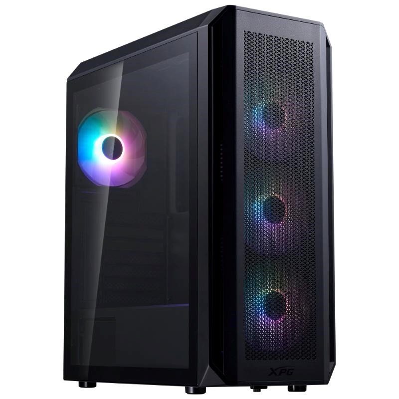 Adata XPG Valor Air Plus/ Midi Tower/ Transpar./ Čierna