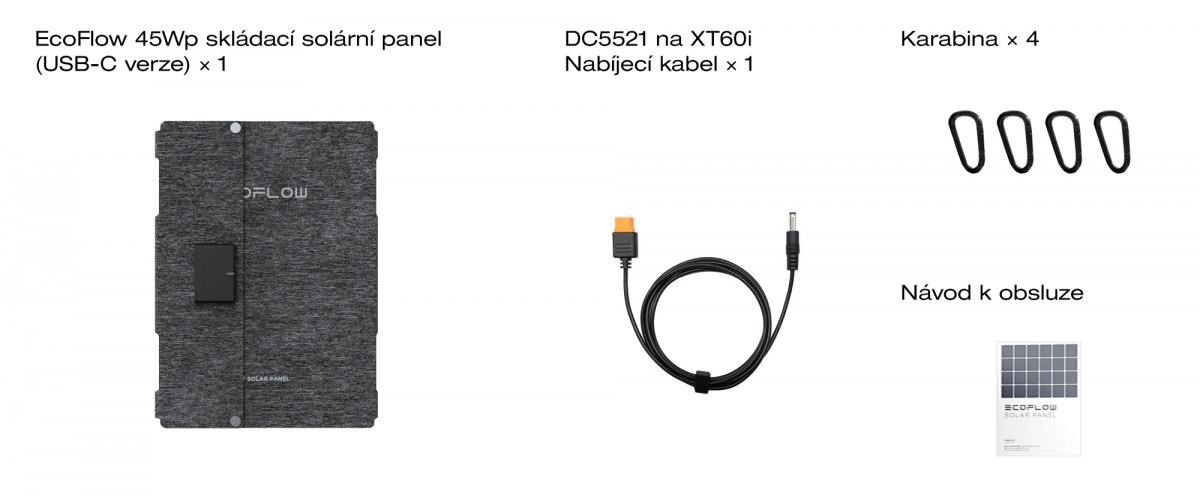 EcoFlow 45W solární panel (Typ-C)5 