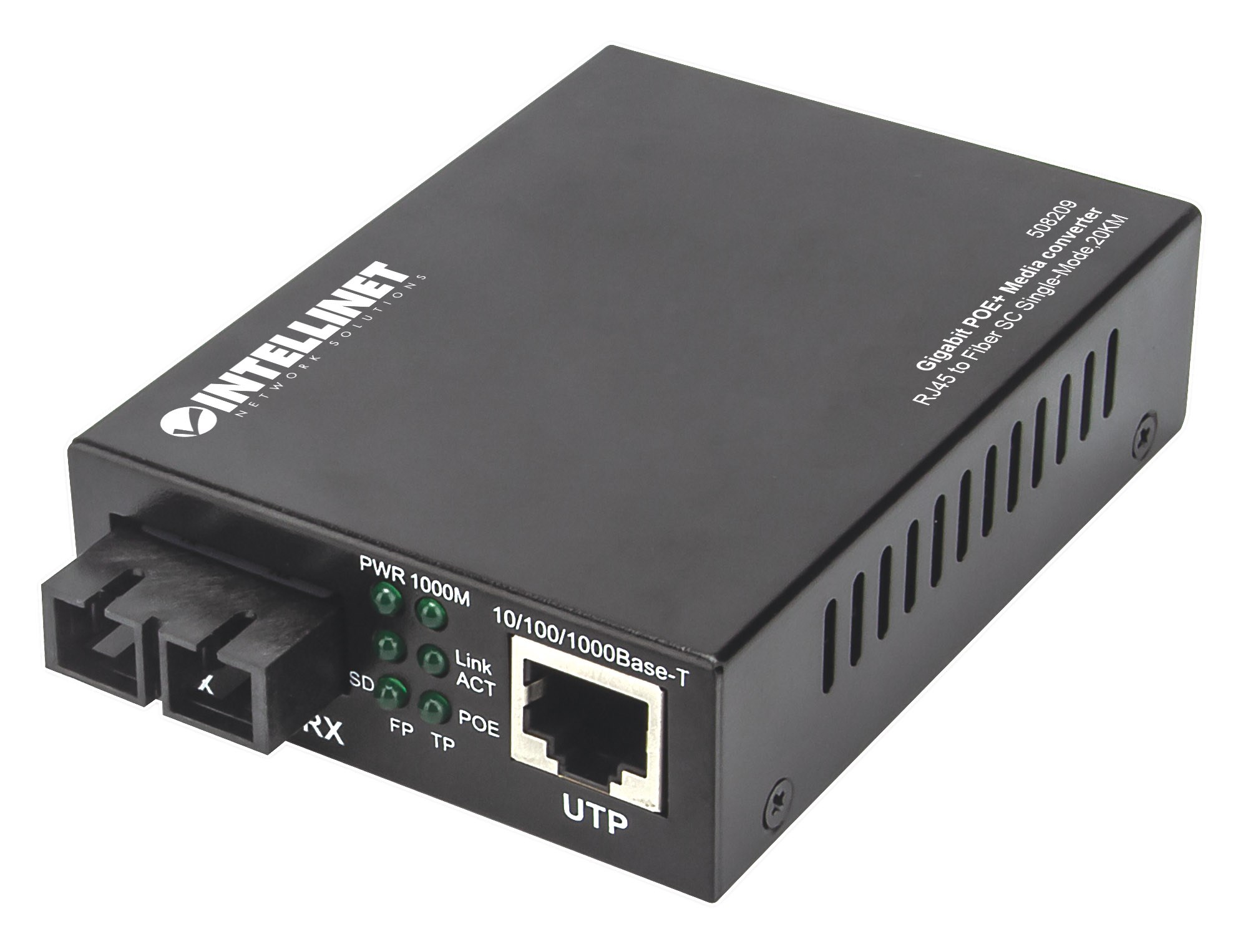 Intellinet Gigabit Ethernet RJ45 na SFP konvertor,  10/ 100/ 1000Base-TX na SFP slot3 