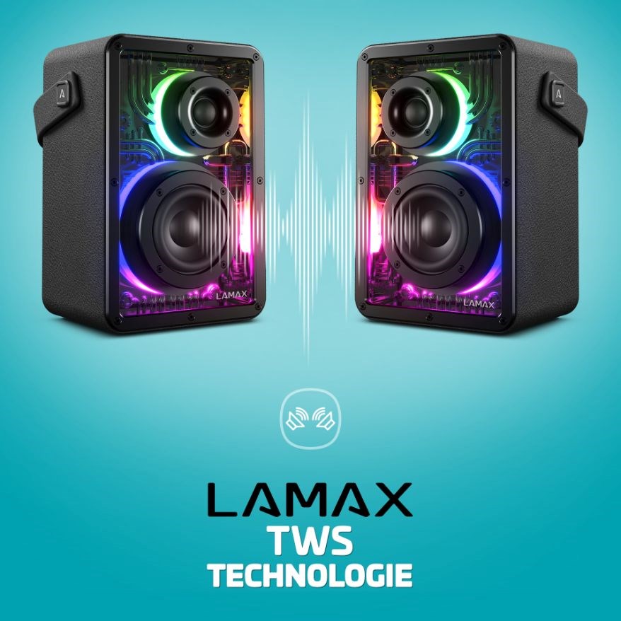 LAMAX CyberWave1 - přenosný reproduktor2 