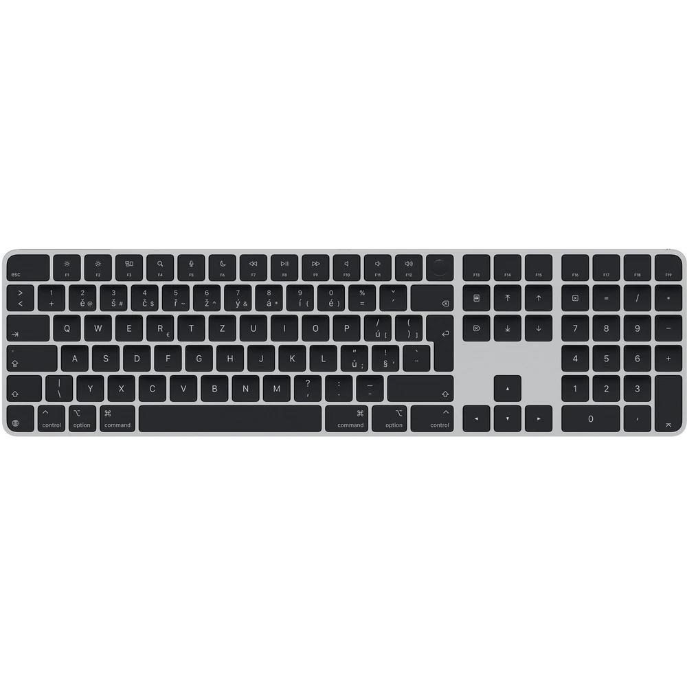 Apple Magic Keyboard (2024) w Touch ID and Numeric Keypad - Czech - Black Keys0 