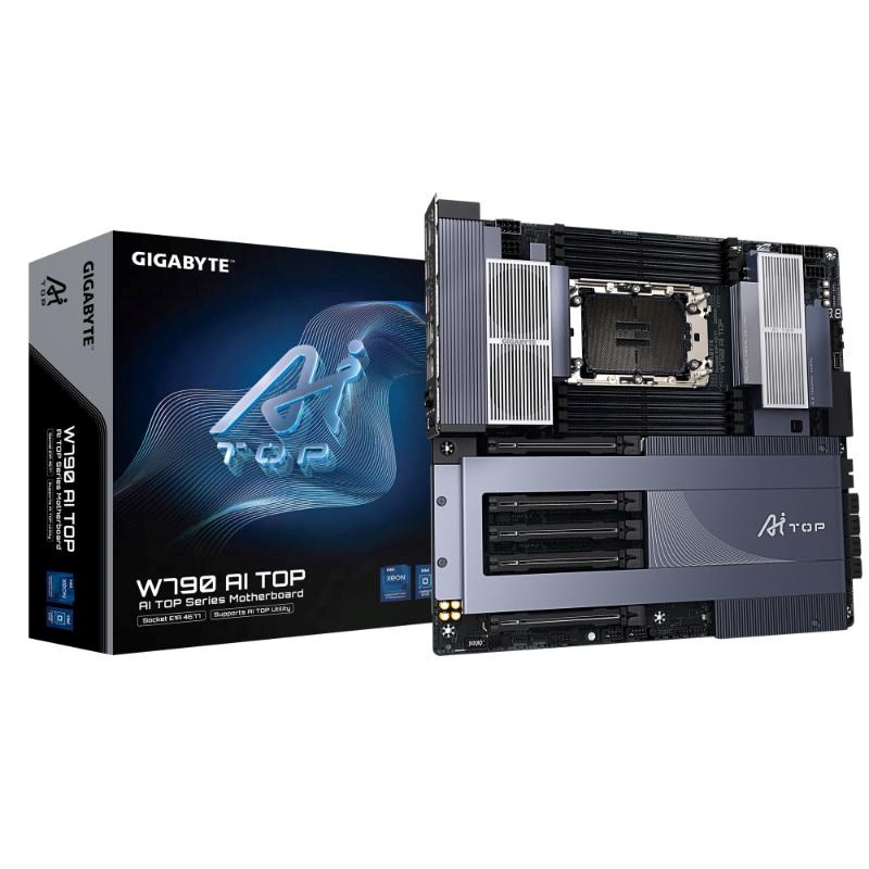 GIGABYTE MB Sc LGA4677 W790 AI TOP, Intel W790, 8xDDR5, WI-FI, E-ATX0 