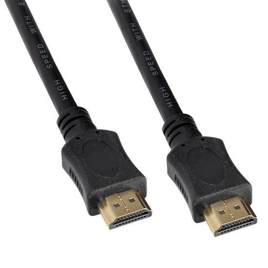 Solight HDMI kabel s Ethernetem,  HDMI 2.0 A konektor - HDMI 2.0 A konektor,  blistr,  2m0 