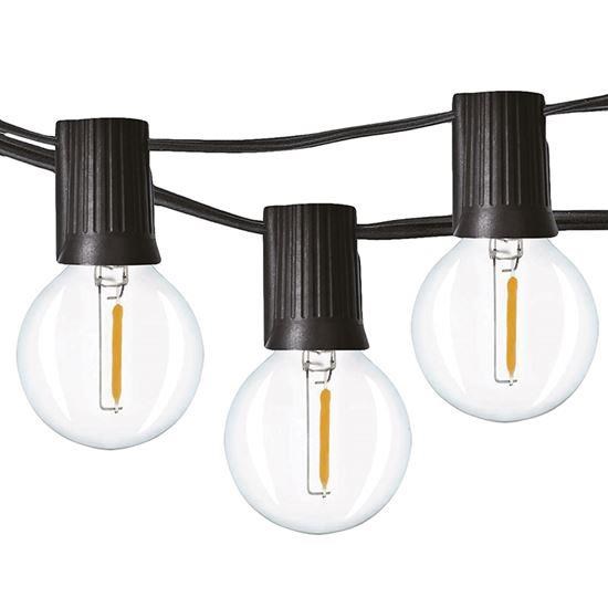 Solight LED venkovní řetěz s žárovkami,  25 žárovek,  15m+5m,  20W,  teplá bílá0 