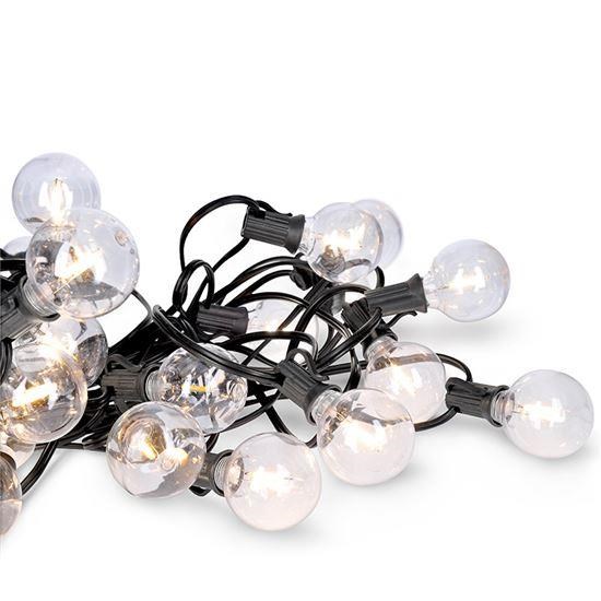 Solight LED venkovní řetěz s žárovkami,  25 žárovek,  15m+5m,  20W,  teplá bílá1 