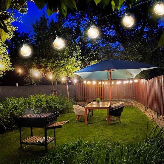 Solight LED venkovní řetěz s žárovkami,  25 žárovek,  15m+5m,  20W,  teplá bílá4 