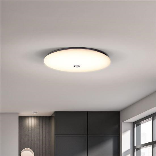 Solight LED stropní světlo PLAIN s PIR sensorem, 18W, 1260lm, 3000K, kulaté, 33cm6 