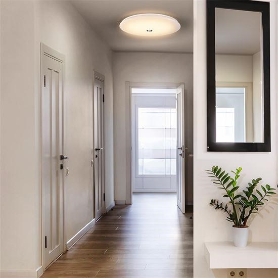 Solight LED stropní světlo PLAIN s PIR sensorem, 18W, 1260lm, 3000K, kulaté, 33cm7 