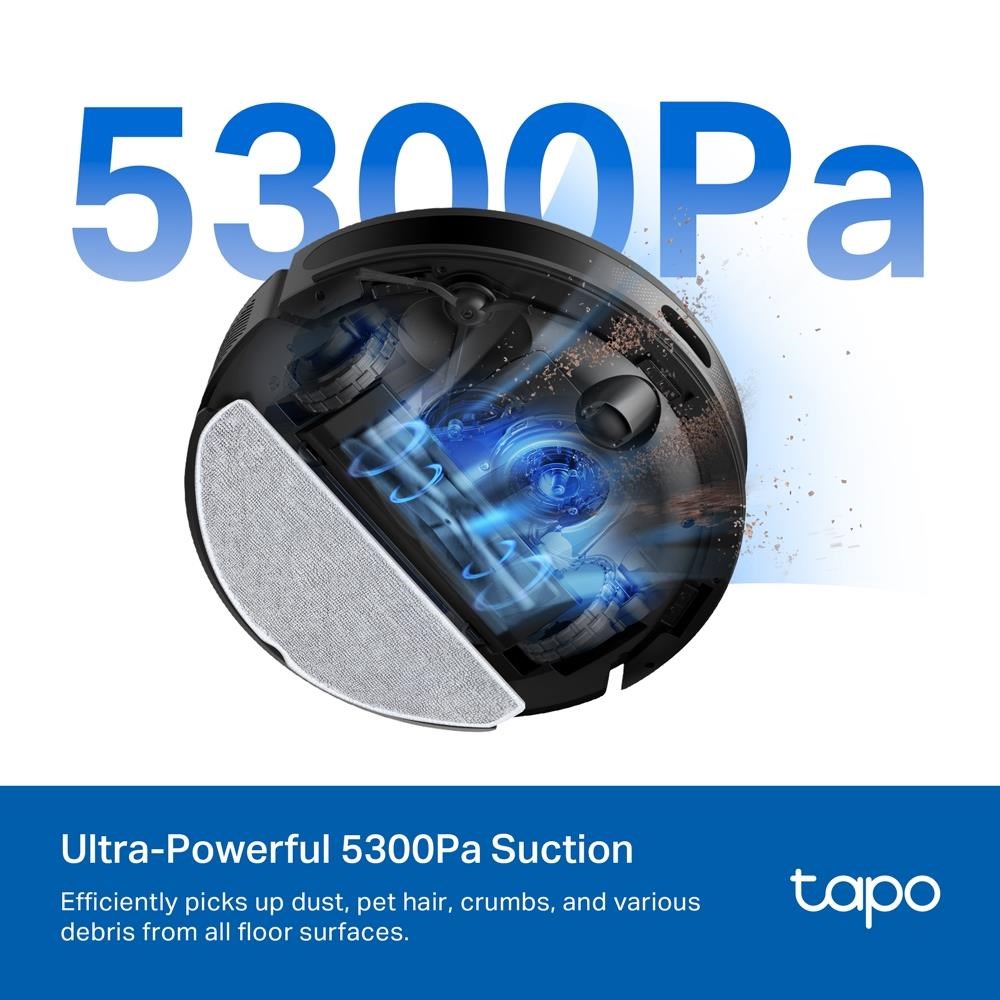 TP-Link Tapo RV20 Max robotický vysavač s mopem (LiDAR,  2, 4 GHz,  BT,  černý)3 