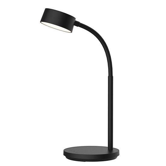 Solight LED stolní lampička,  4, 5W,  300lm,  3CCT,  černá,  podstavec0 
