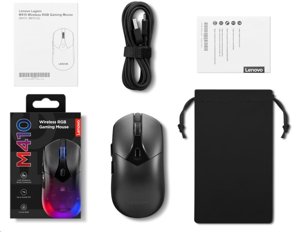 LENOVO Legion M410 Wireless RGB Gaming Mouse - myš6 