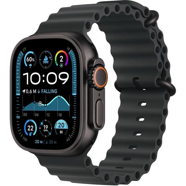 Apple Watch Ultra 2 (2024) GPS + Cellular 49mm Black Titanium Case with Black Ocean Band0 