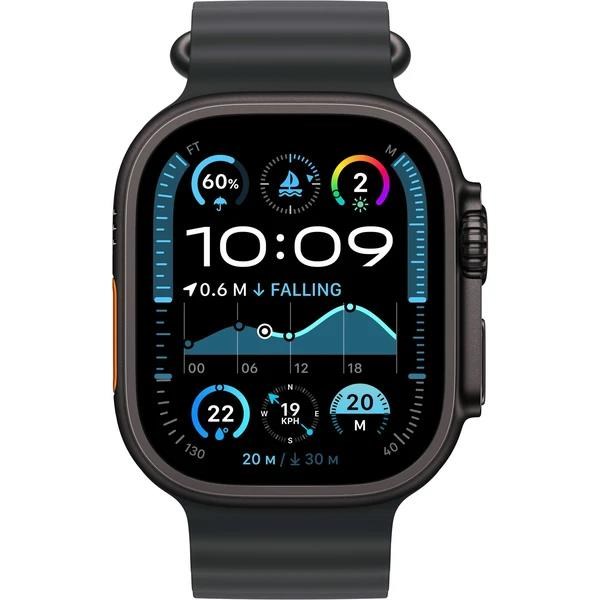 Apple Watch Ultra 2 (2024) GPS + Cellular 49mm Black Titanium Case with Black Ocean Band1 