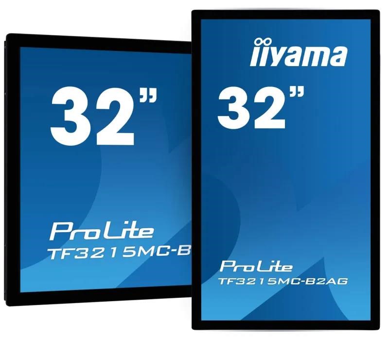 Iiyama ProLite TF3215MC-B2AG, 24/7, 80cm (31,5""), Projected Capacitive, Full HD, kit (USB), black0 