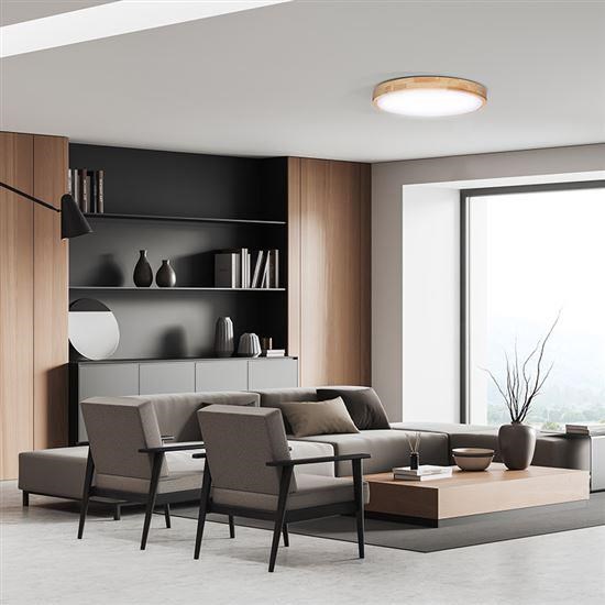 Solight LED osvětlení s dálkovým ovladačem Solid Oak,  60W,  4200lm,  51cm,  změna chromatičnosti,  stmívatelné5 