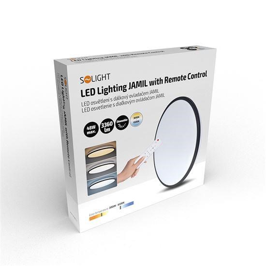 Solight LED osvětlení s dálkovým ovladačem Jamil,  48W,  3360lm,  40cm,  změna chromatičnosti,  stmívatelné5 