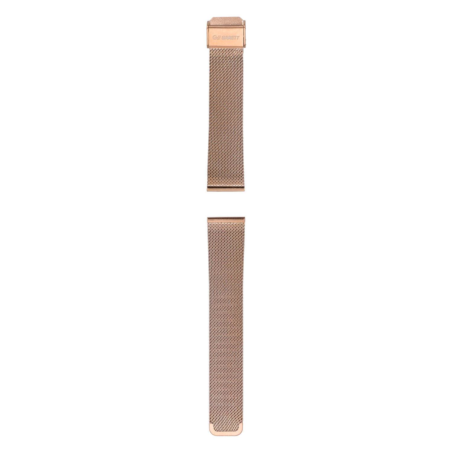 Garett univerzální řemínek 20 mm,  zlatorůžový kovový,  typ Mesh0 