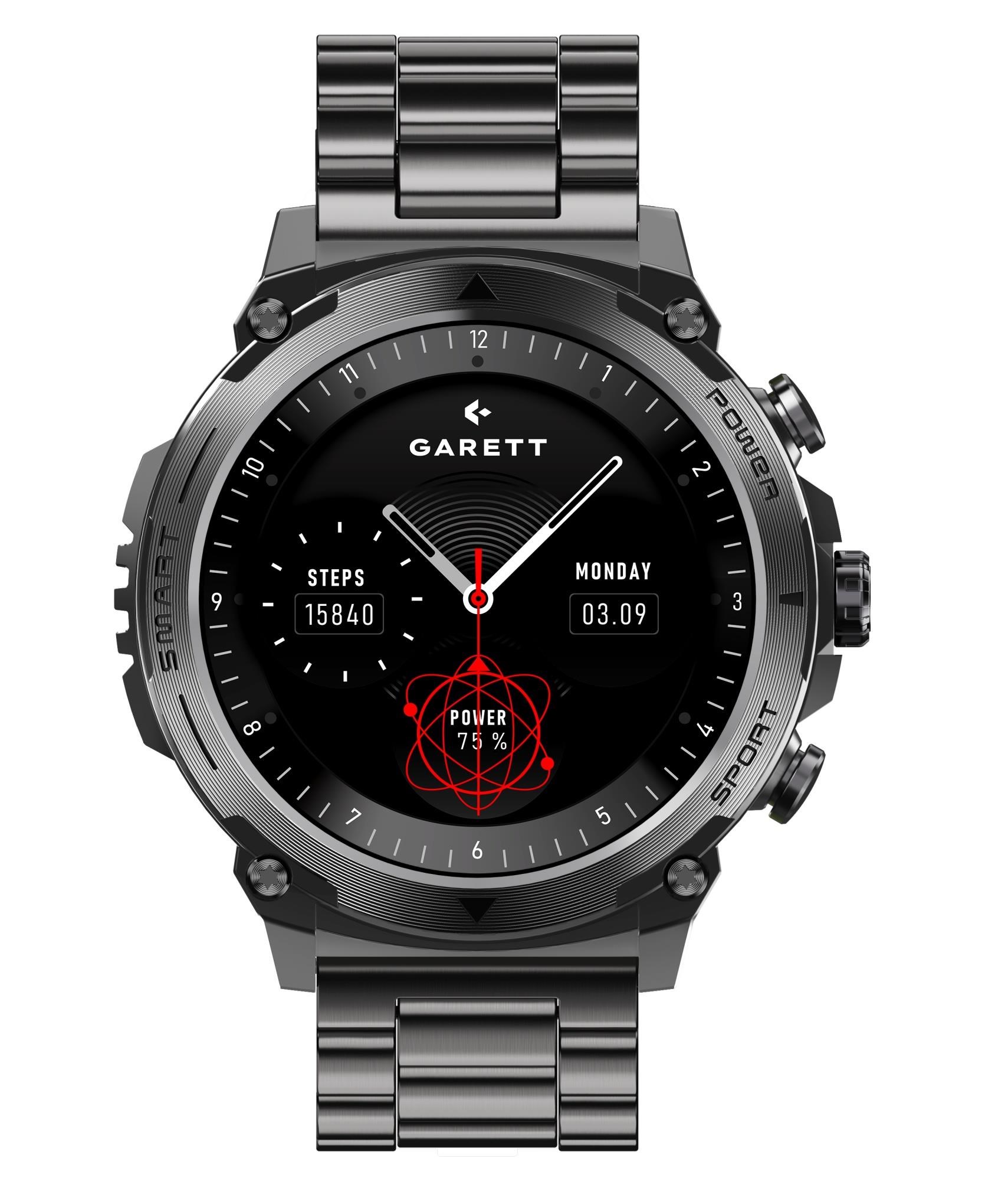 Garett Smartwatch Atom Black Steel1 