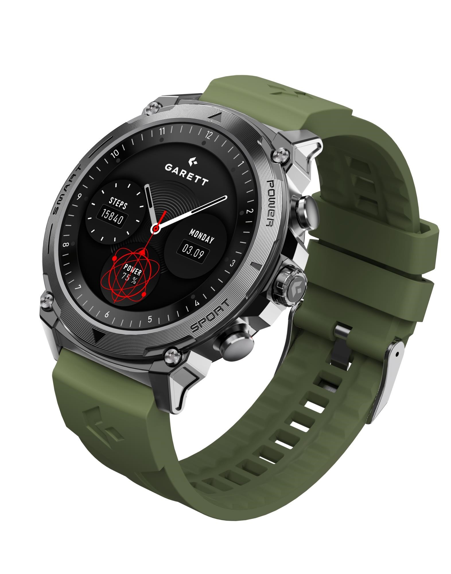 Garett Smartwatch Atom Silver Steel7 