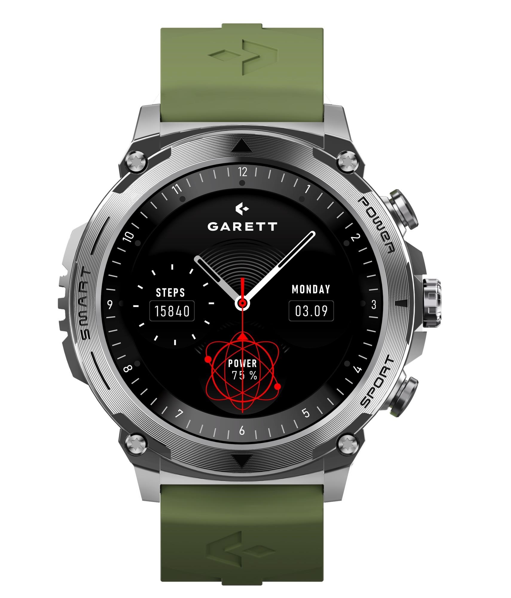 Garett Smartwatch Atom Silver Steel9 