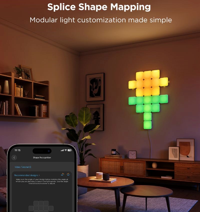 Govee Smart mini RGBIC panely - 10ks2 