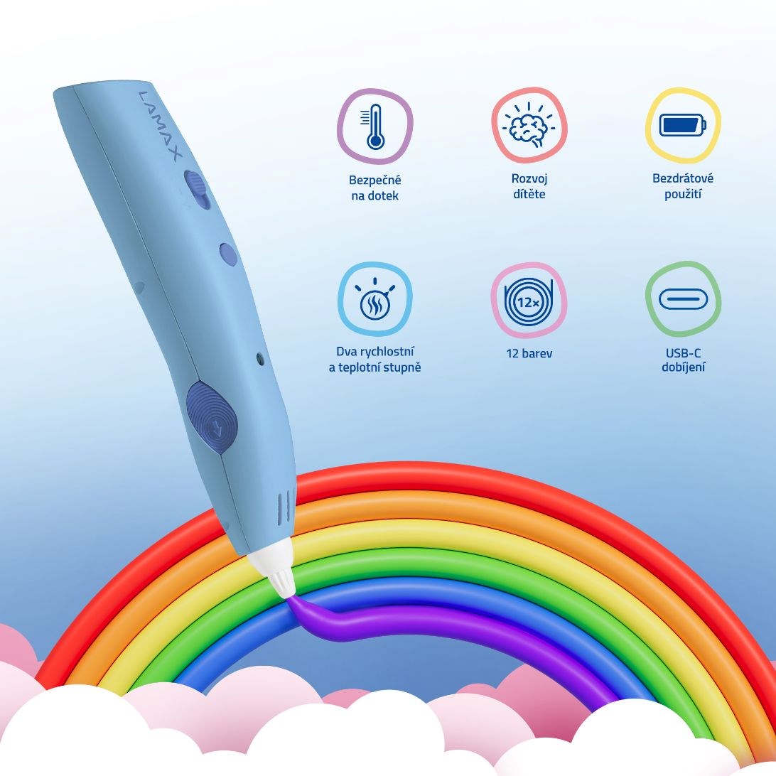 LAMAX ArtKid1 3D - blue3 