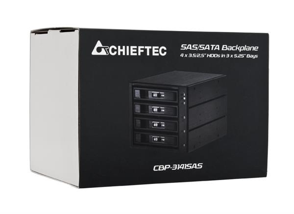 CHIEFTEC SATA/SAS Backplane CBP-3141SAS, 3 x 5.25