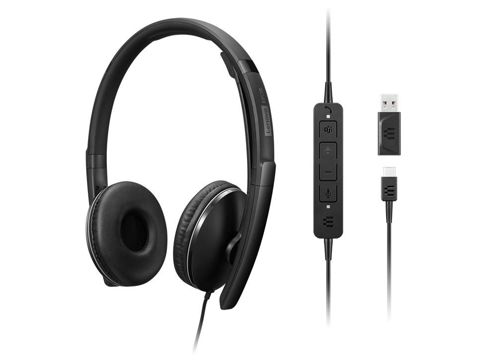 LENOVO sluchátka Wired ANC Headset Gen2 (Teams)3 